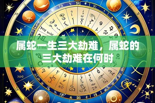 属蛇一生三大劫难,属蛇的三大劫难在何时