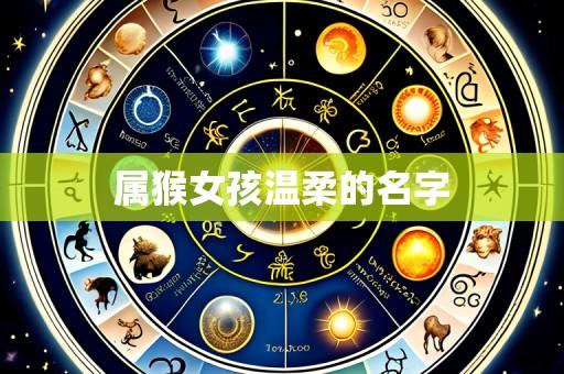 属猴女孩温柔的名字