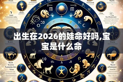 出生在2026的娃命好吗,宝宝是什么命