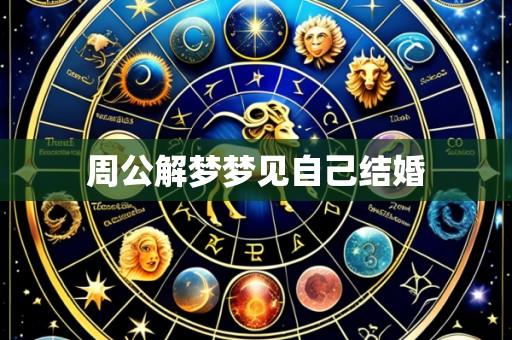 周公解梦梦见自己结婚