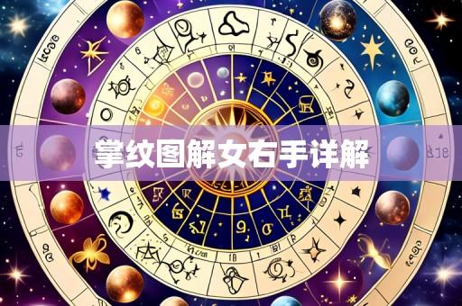 掌纹图解女右手详解