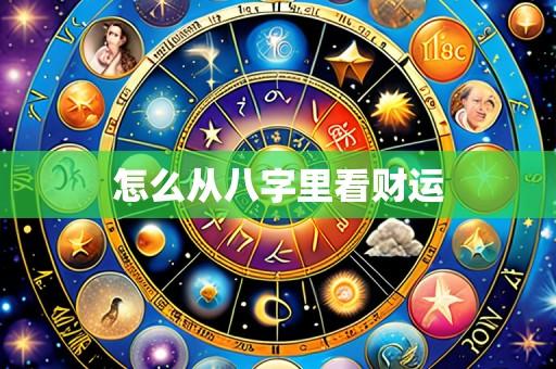 怎么从八字里看财运