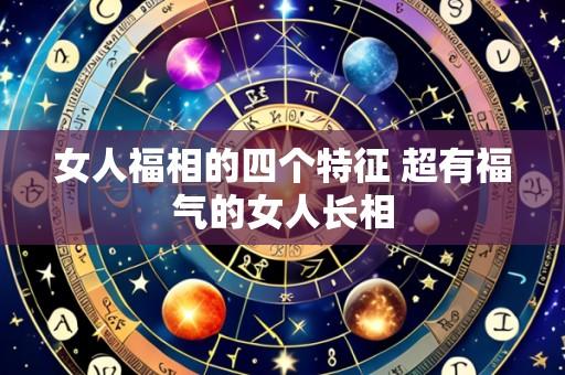 女人福相的四个特征 超有福气的女人长相
