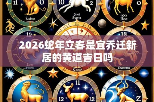 2026蛇年立春是宜乔迁新居的黄道吉日吗