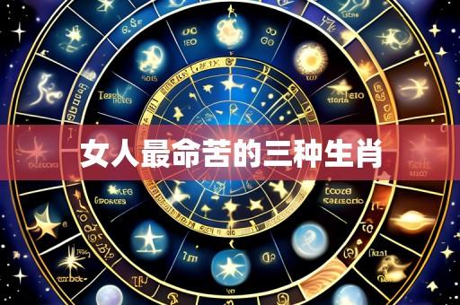 女人最命苦的三种生肖