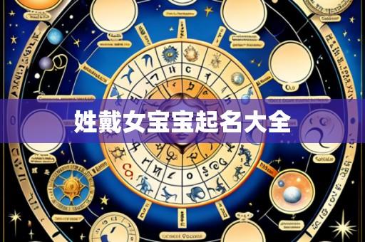 姓戴女宝宝起名大全