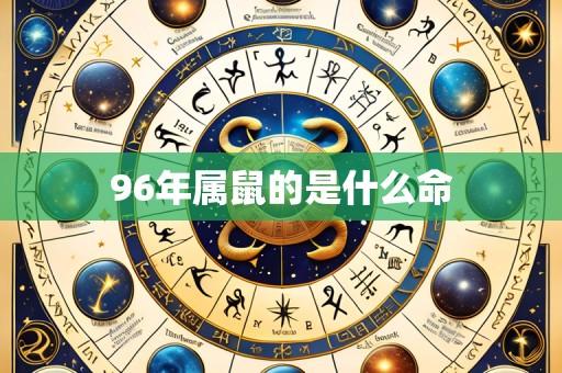 96年属鼠的是什么命