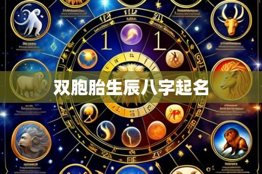 双胞胎生辰八字起名