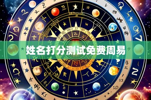姓名打分测试免费周易