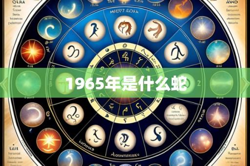 1965年是什么蛇