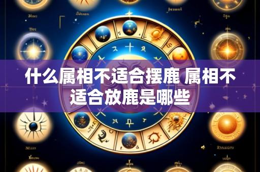 什么属相不适合摆鹿 属相不适合放鹿是哪些