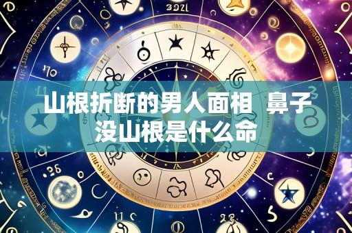 山根折断的男人面相 鼻子没山根是什么命