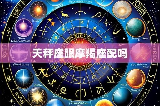天秤座跟摩羯座配吗