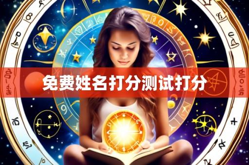 免费姓名打分测试打分