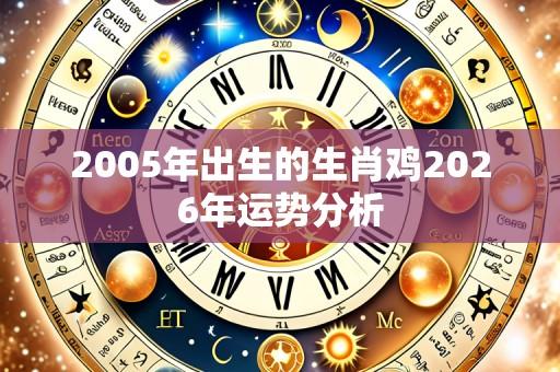 2005年出生的生肖鸡2026年运势分析