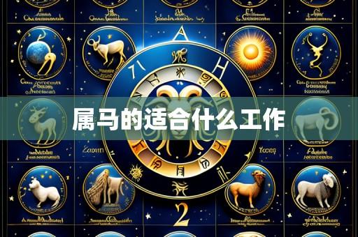 属马的适合什么工作