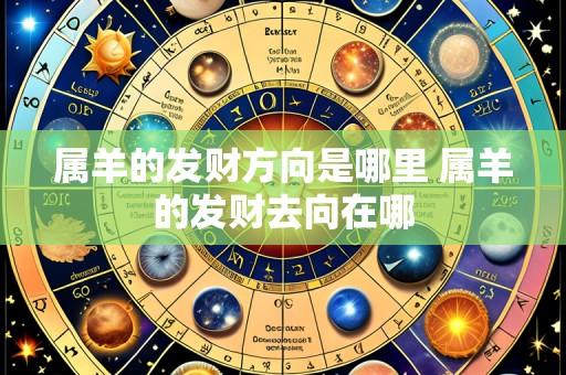 属羊的发财方向是哪里 属羊的发财去向在哪