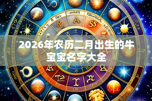 2026年农历二月出生的牛宝宝名字大全