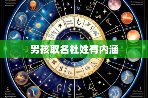 男孩取名杜姓有内涵