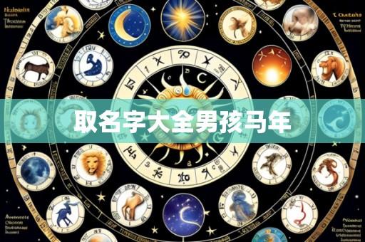 取名字大全男孩马年