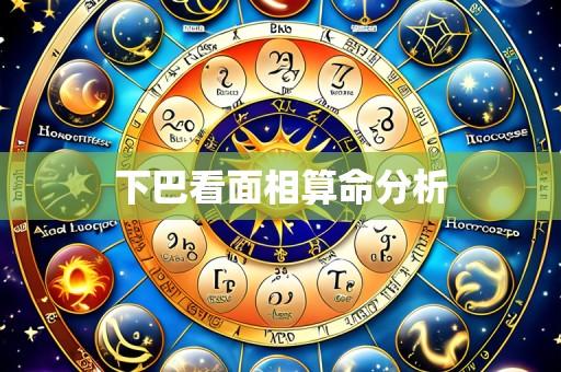 下巴看面相算命分析