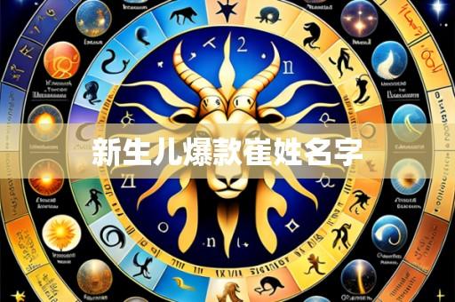 新生儿爆款崔姓名字