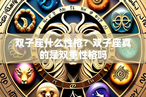 双子座什么性格？双子座真的是双重性格吗