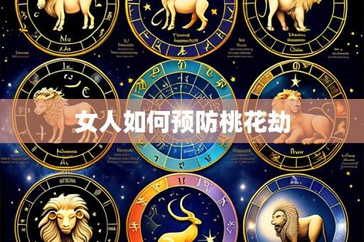 女人如何预防桃花劫