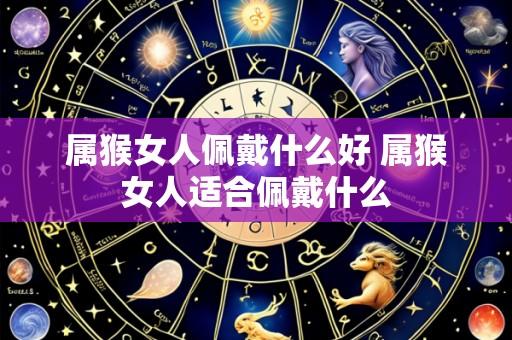 属猴女人佩戴什么好 属猴女人适合佩戴什么