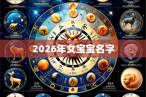 2026年女宝宝名字