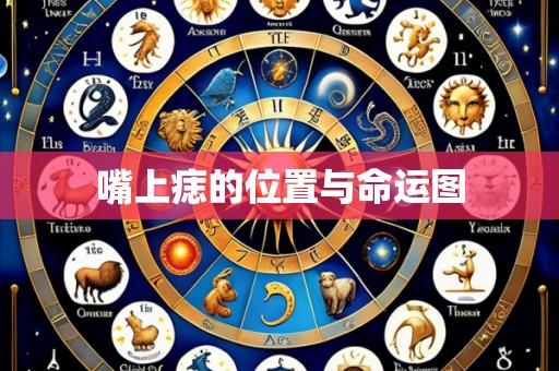 嘴上痣的位置与命运图