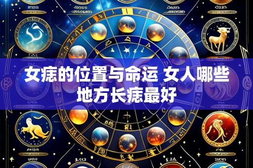 女痣的位置与命运 女人哪些地方长痣最好