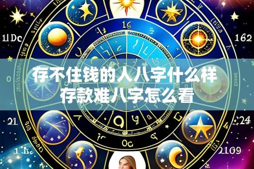 存不住钱的人八字什么样 存款难八字怎么看