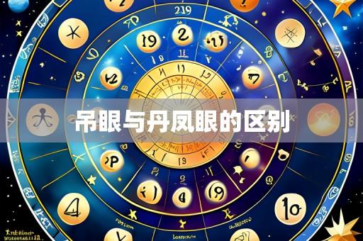 吊眼与丹凤眼的区别