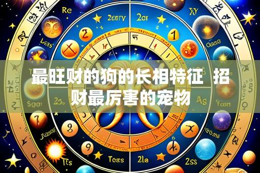 最旺财的狗的长相特征 招财最厉害的宠物