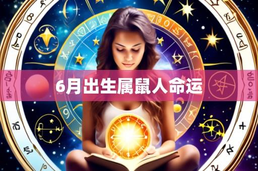 6月出生属鼠人命运
