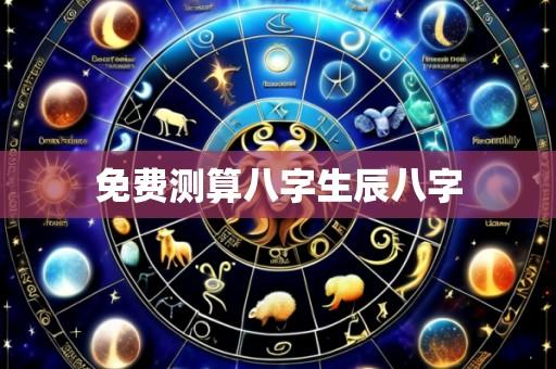 免费测算八字生辰八字