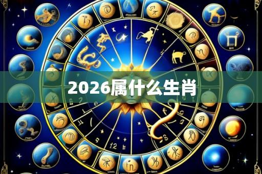 2026属什么生肖