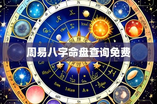 周易八字命盘查询免费