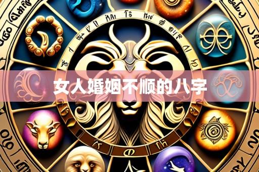 女人婚姻不顺的八字