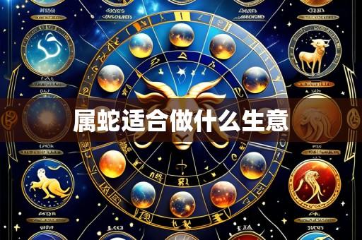 属蛇适合做什么生意