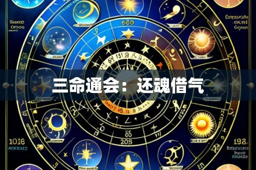 三命通会:还魂借气