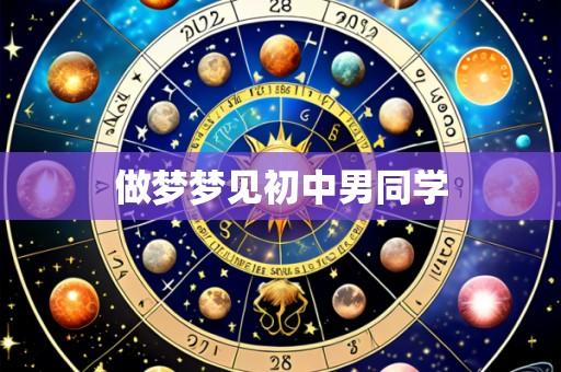 做梦梦见初中男同学