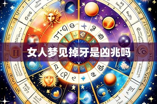 女人梦见掉牙是凶兆吗