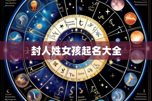 封人姓女孩起名大全
