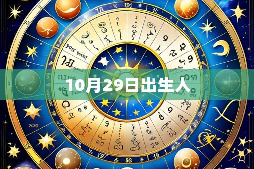 10月29日出生人