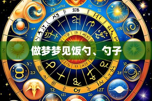 做梦梦见饭勺、勺子