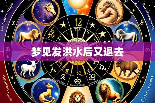 梦见发洪水后又退去
