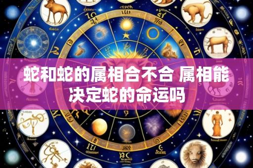 蛇和蛇的属相合不合 属相能决定蛇的命运吗
