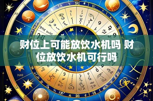 财位上可能放饮水机吗 财位放饮水机可行吗